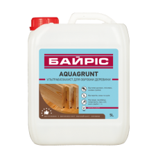 Байрис AquaGrunt - Ультрабиозащита для дерева 1 л